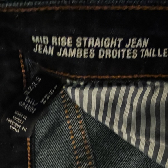 NWOT, Eddie Bauer denim jeans. Size 4. Straight legs - Picture 7 of 9